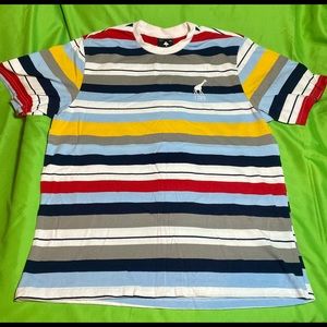 LRG striped shirt size: M